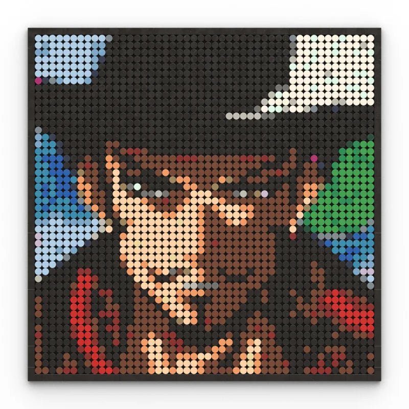 Pixel Art One Piece Dracule Mihawk - CreatiBrick