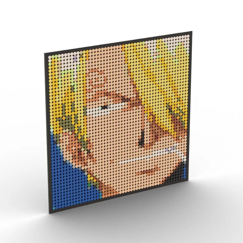 Pixel Art One Piece Sanji - CreatiBrick