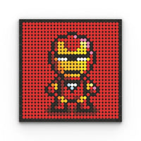 Pixel Art Iron Man - CreatiBrick