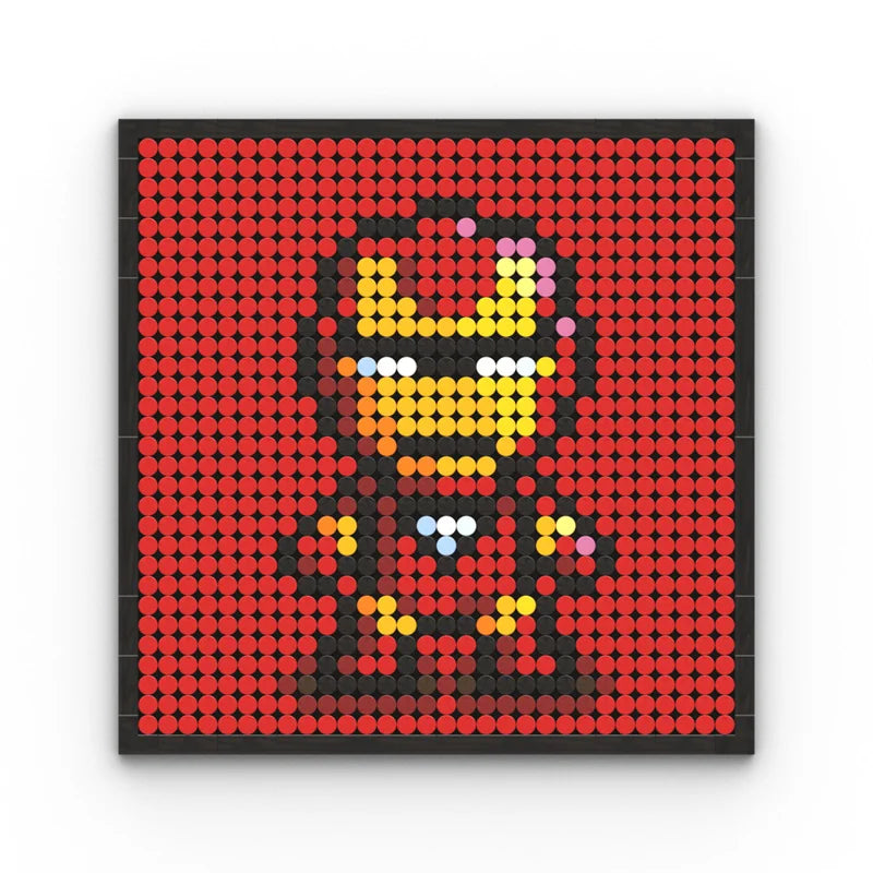 Pixel Art Iron Man