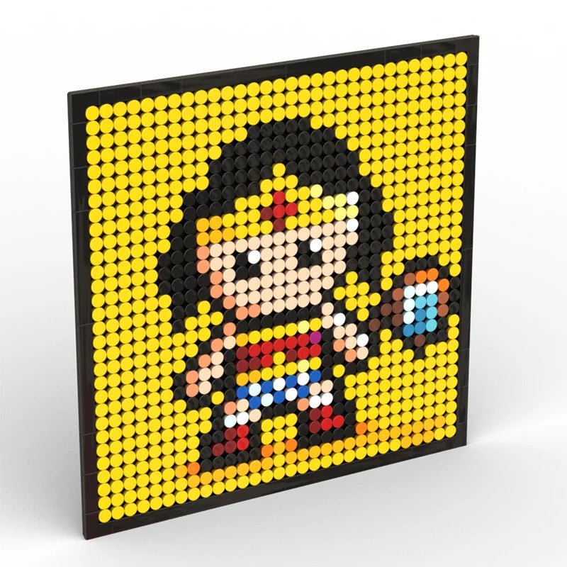 Pixel Art Wonder Woman - CreatiBrick