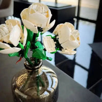 LEGO Bouquet Roses Blanches - CreatiBrick
