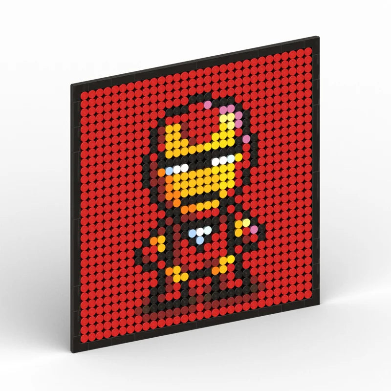 Pixel Art Iron Man