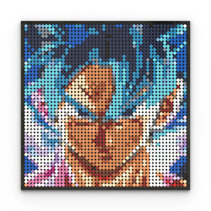 Pixel Art Dragon Ball Goku - CreatiBrick