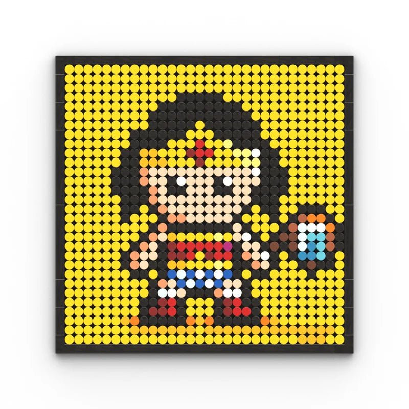 Pixel Art Wonder Woman - CreatiBrick