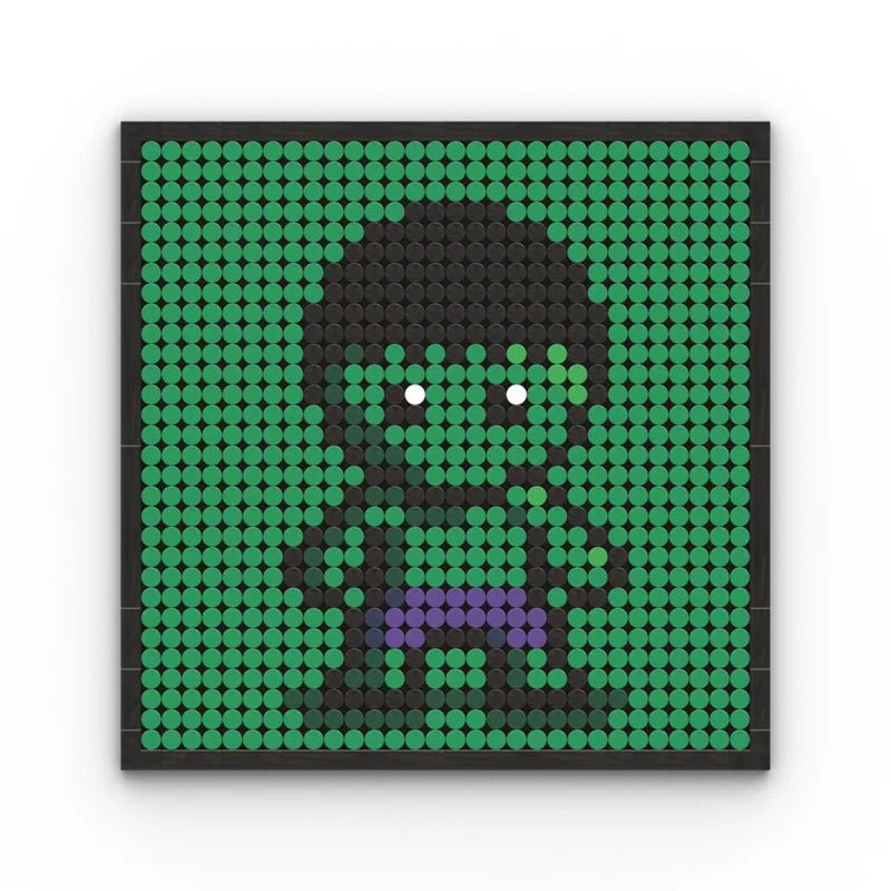 Pixel Art Hulk - CreatiBrick