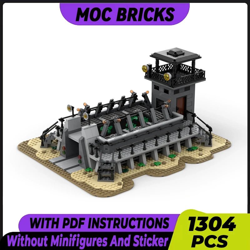 LEGO Jurassic Park Enclos des Raptors Moc - CreatiBrick