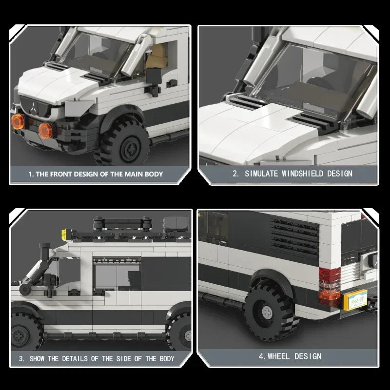 LEGO Mercedes Sprinter - CreatiBrick