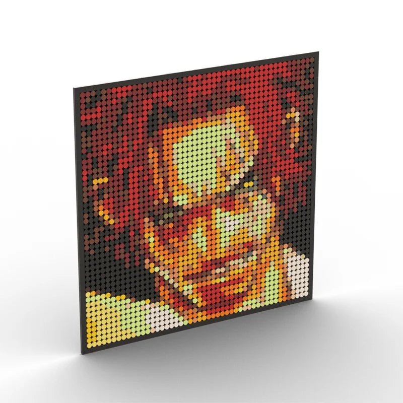 Pixel Art One Piece Shanks - CreatiBrick