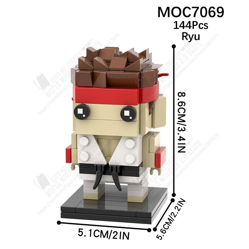 Figurines Brickheadz Street Fighter - CreatiBrick