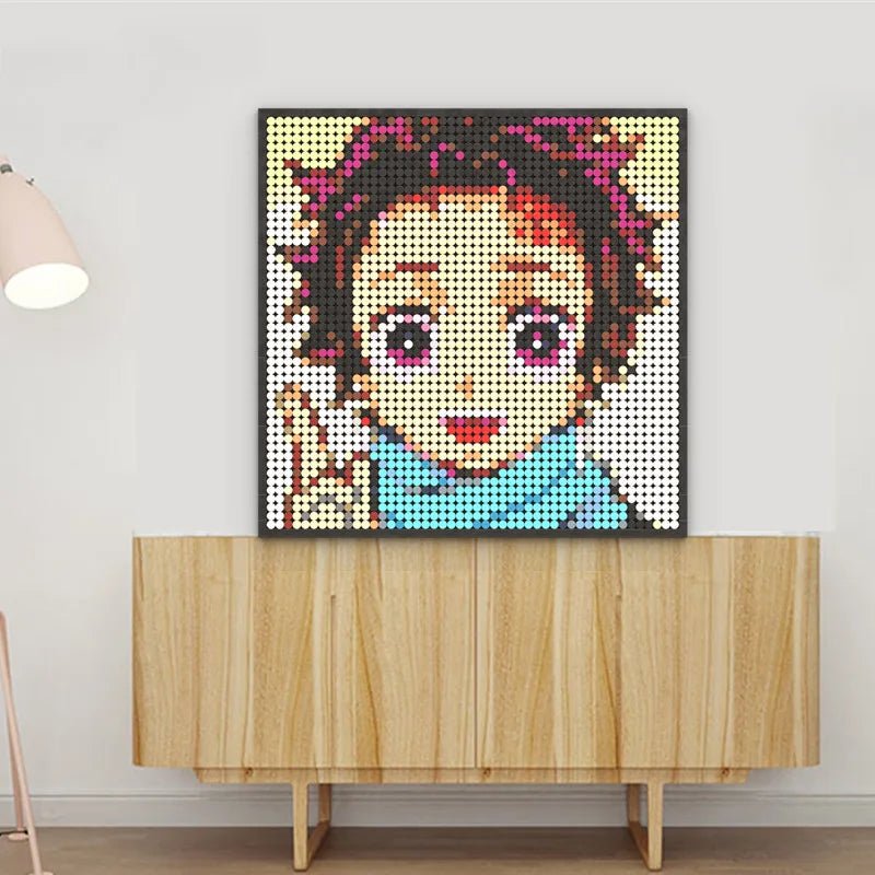 Pixel Art Demon Slayer Tenjiro - CreatiBrick