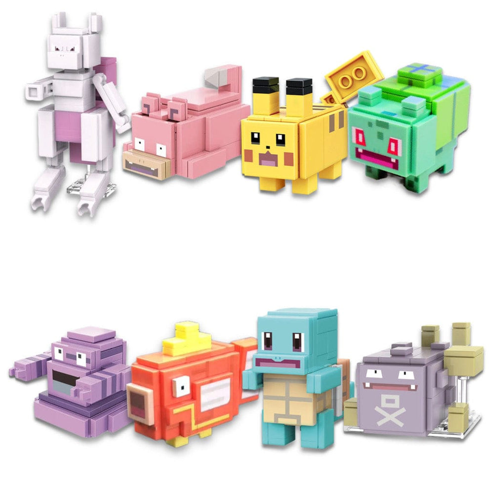 Lot De 8 Figurines Pokémon TOMY – Occasion – Parfait Pour Dresseurs Et Collectionneurs
