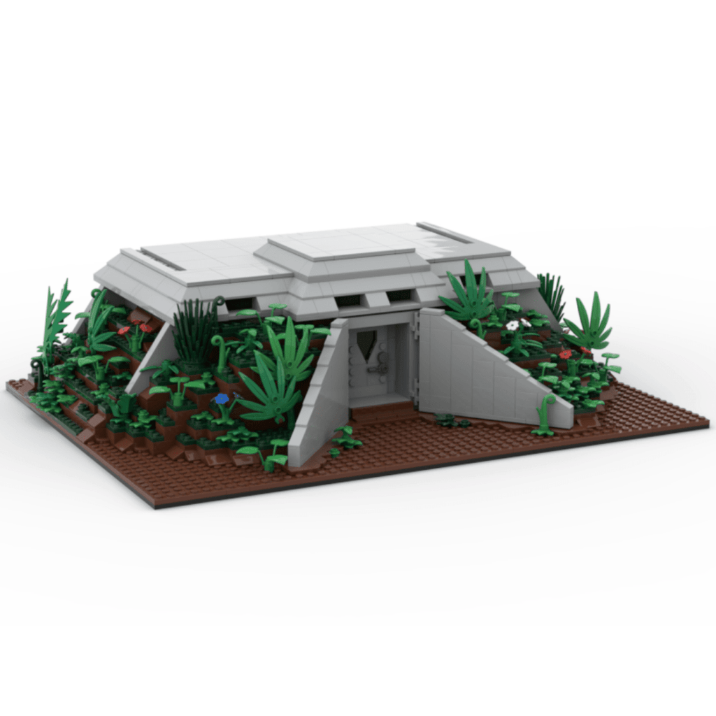 Diorama Jurassic Park LEGO Bunker - CreatiBrick
