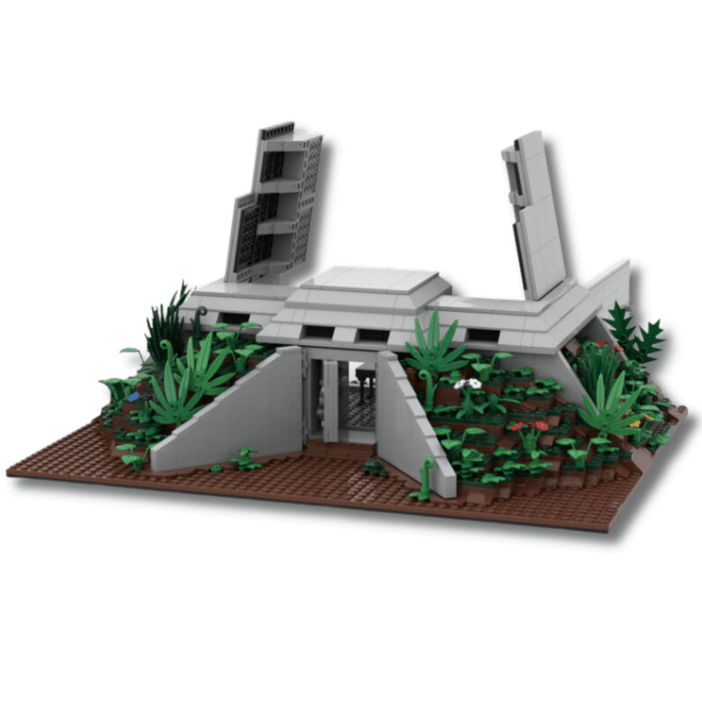 Diorama Jurassic Park LEGO Bunker - CreatiBrick