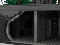 Diorama Compatible LEGO Jurassic Park Centrale - CreatiBrick