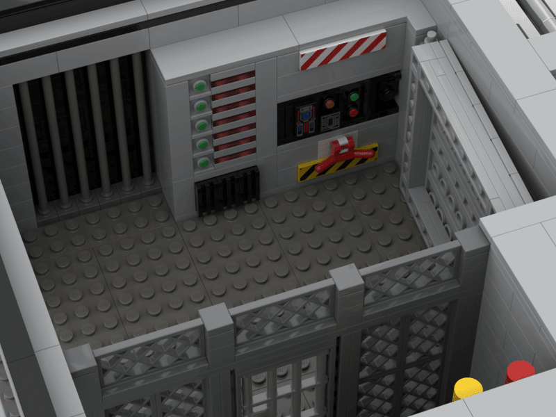 Diorama Compatible LEGO Jurassic Park Centrale - CreatiBrick