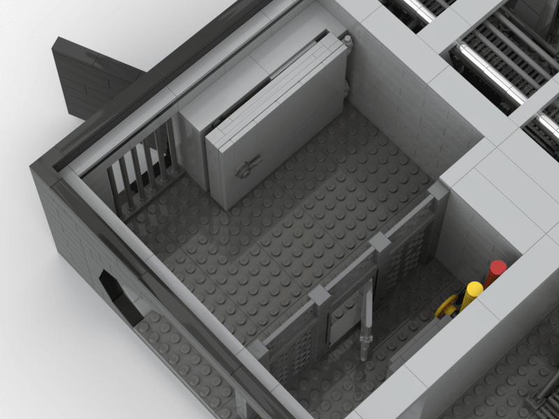 Diorama Compatible LEGO Jurassic Park Centrale - CreatiBrick