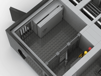 Diorama Compatible LEGO Jurassic Park Centrale - CreatiBrick