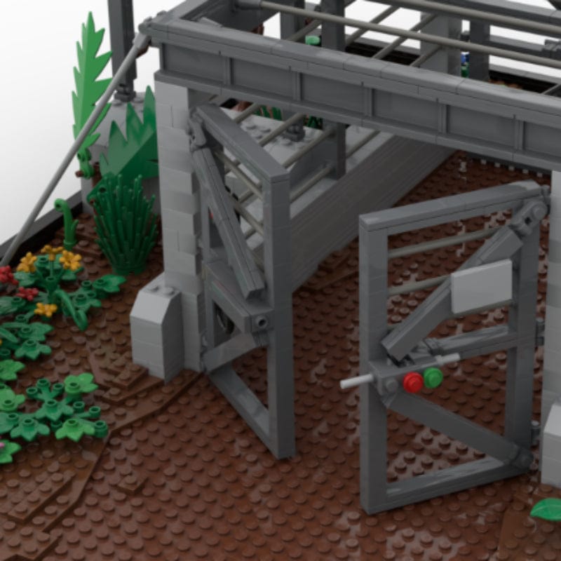 Jurassic Park LEGO Diorama Portail