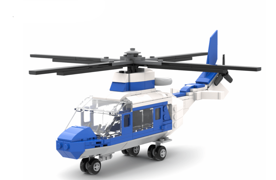 Jurassic Park LEGO Diorama Helipad - CreatiBrick