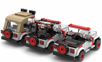 Jurassic Park LEGO Diorama Helipad - CreatiBrick
