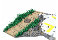 Jurassic Park LEGO Diorama Helipad - CreatiBrick