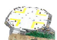 Jurassic Park LEGO Diorama Helipad - CreatiBrick