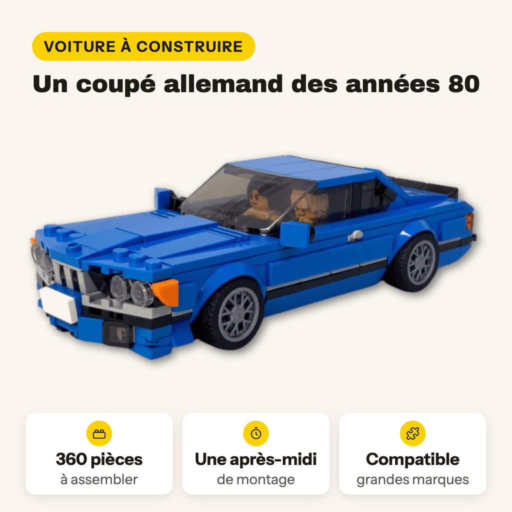 LEGO BMW 635 CSi azul para construir, 360 piezas