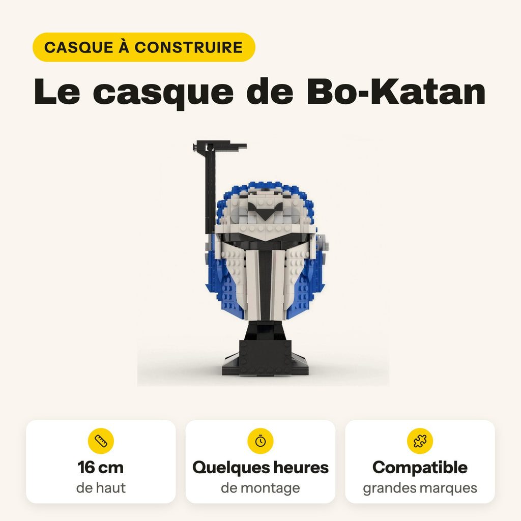 Casco de Bo-Katan de Star Wars para construir, ladrillos compatibles con LEGO
