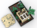 LEGO Diorama Jurassic Park Toilettes