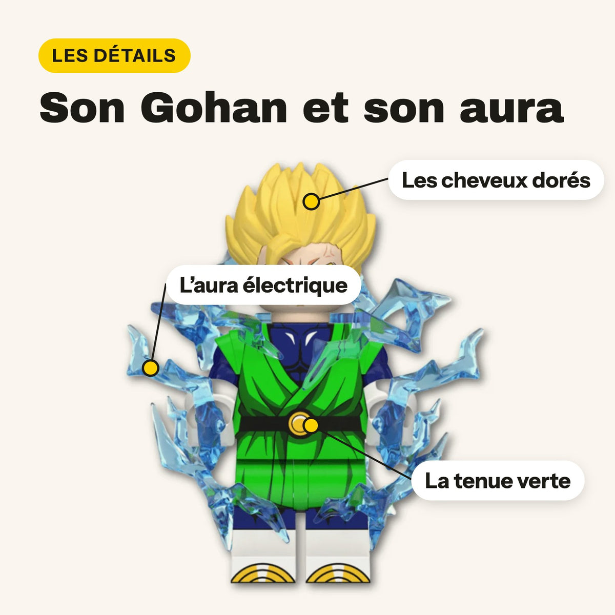 LEGO Dragon Ball Z Kai, minifiguras para montar