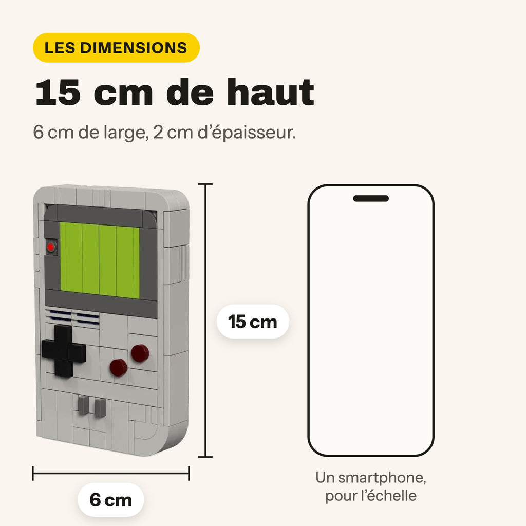 Medidas de la Game Boy para construir