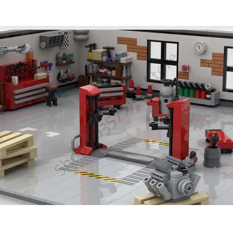 LEGO Garage Moc - CreatiBrick