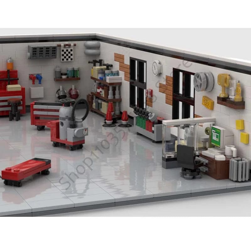 LEGO Garage Moc - CreatiBrick