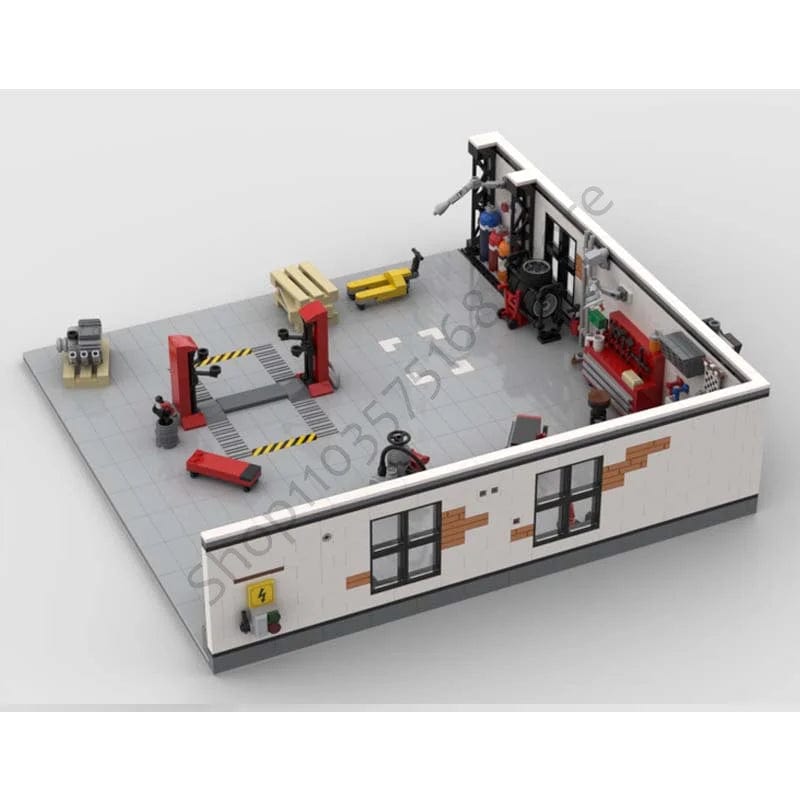 LEGO Garage Moc - CreatiBrick