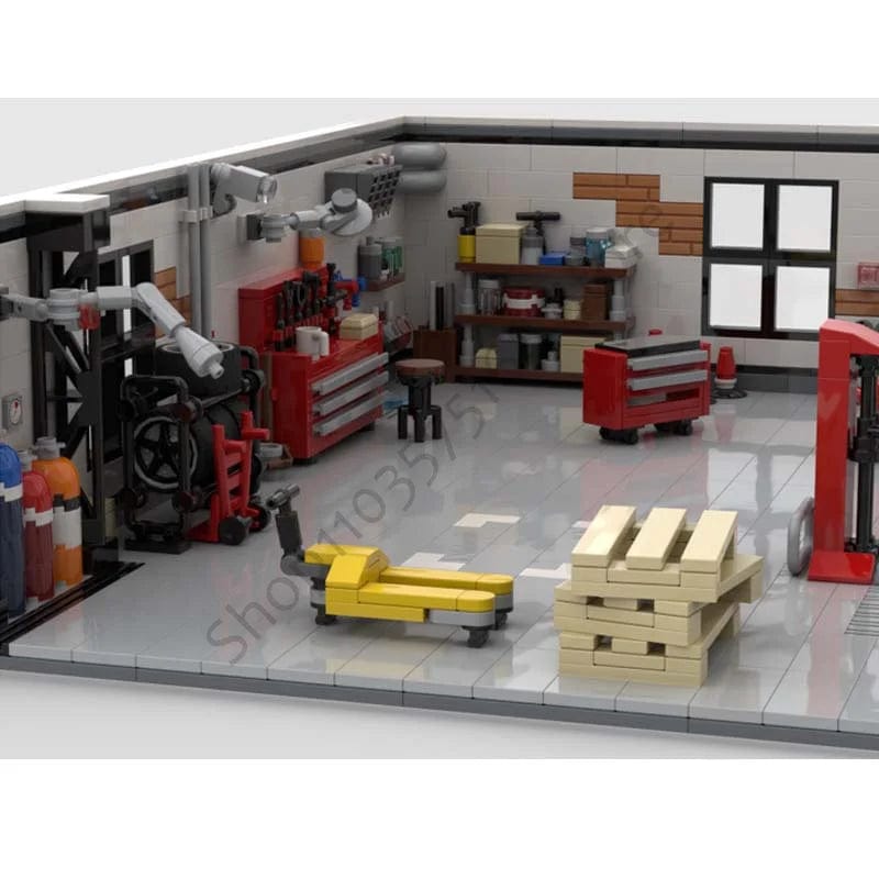 LEGO Garage Moc - CreatiBrick