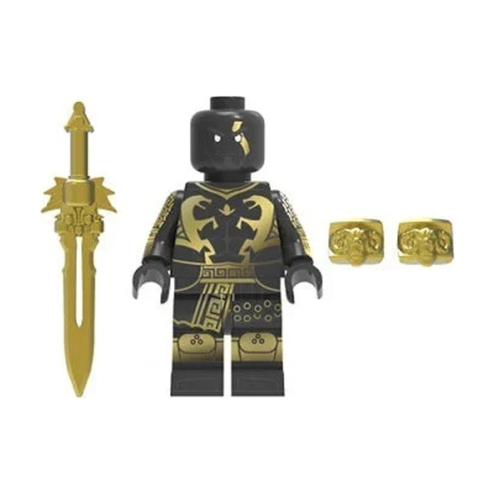 LEGO God of War, Kratos grec noir et or avec son épée dorée