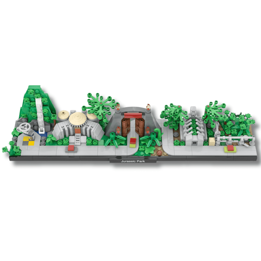 LEGO Jurassic Park Diorama Micro Scale - CreatiBrick