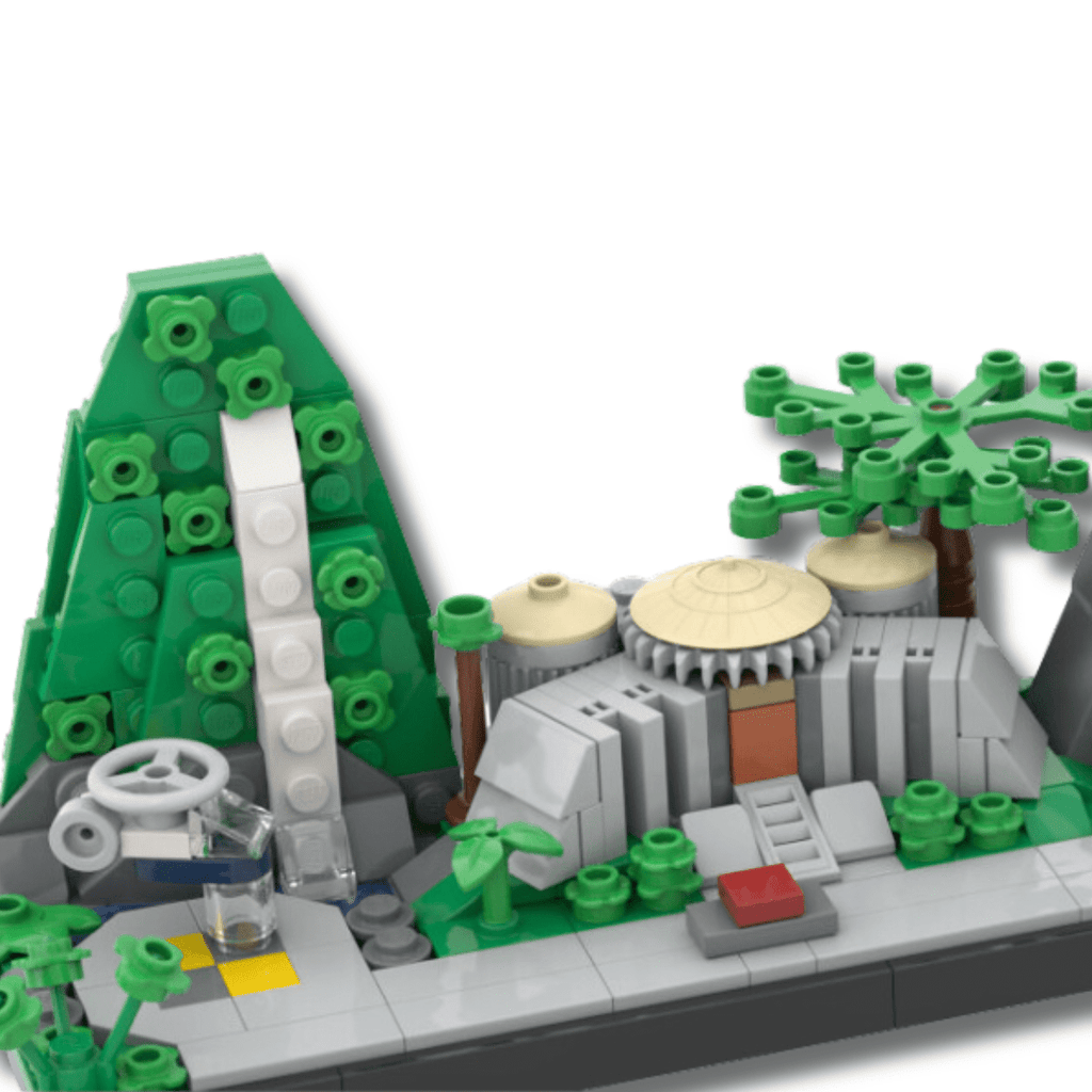 LEGO Jurassic Park Diorama Micro Scale - CreatiBrick