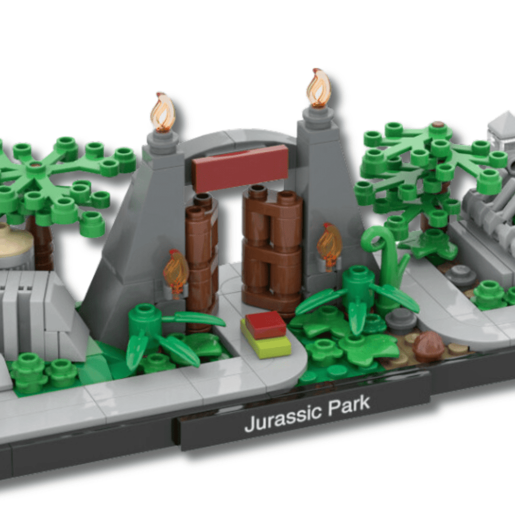 LEGO Jurassic Park Diorama Micro Scale - CreatiBrick