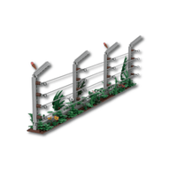 LEGO Jurassic Park Electric Fence - CreatiBrick