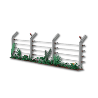 LEGO Jurassic Park Electric Fence - CreatiBrick