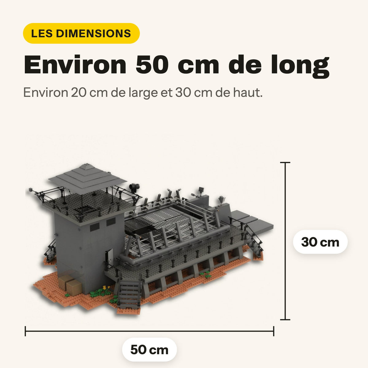 LEGO Jurassic Park recinto de raptores para construir, con su torre