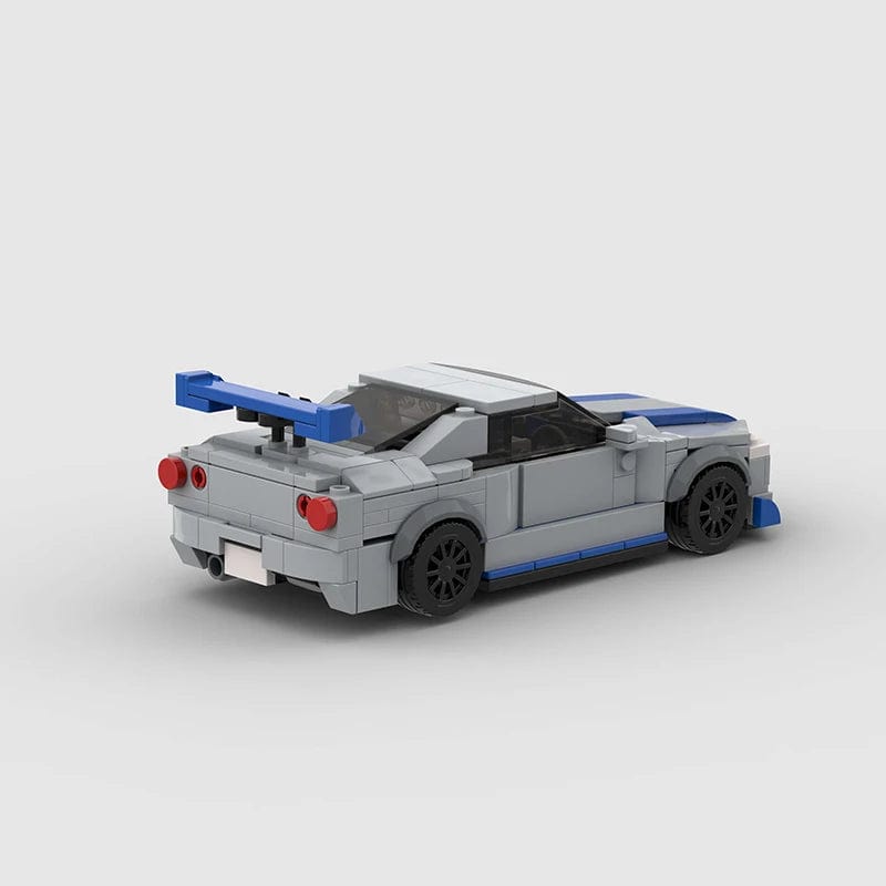 LEGO Nissan Skyline GTR R34 | CREATIBRICK