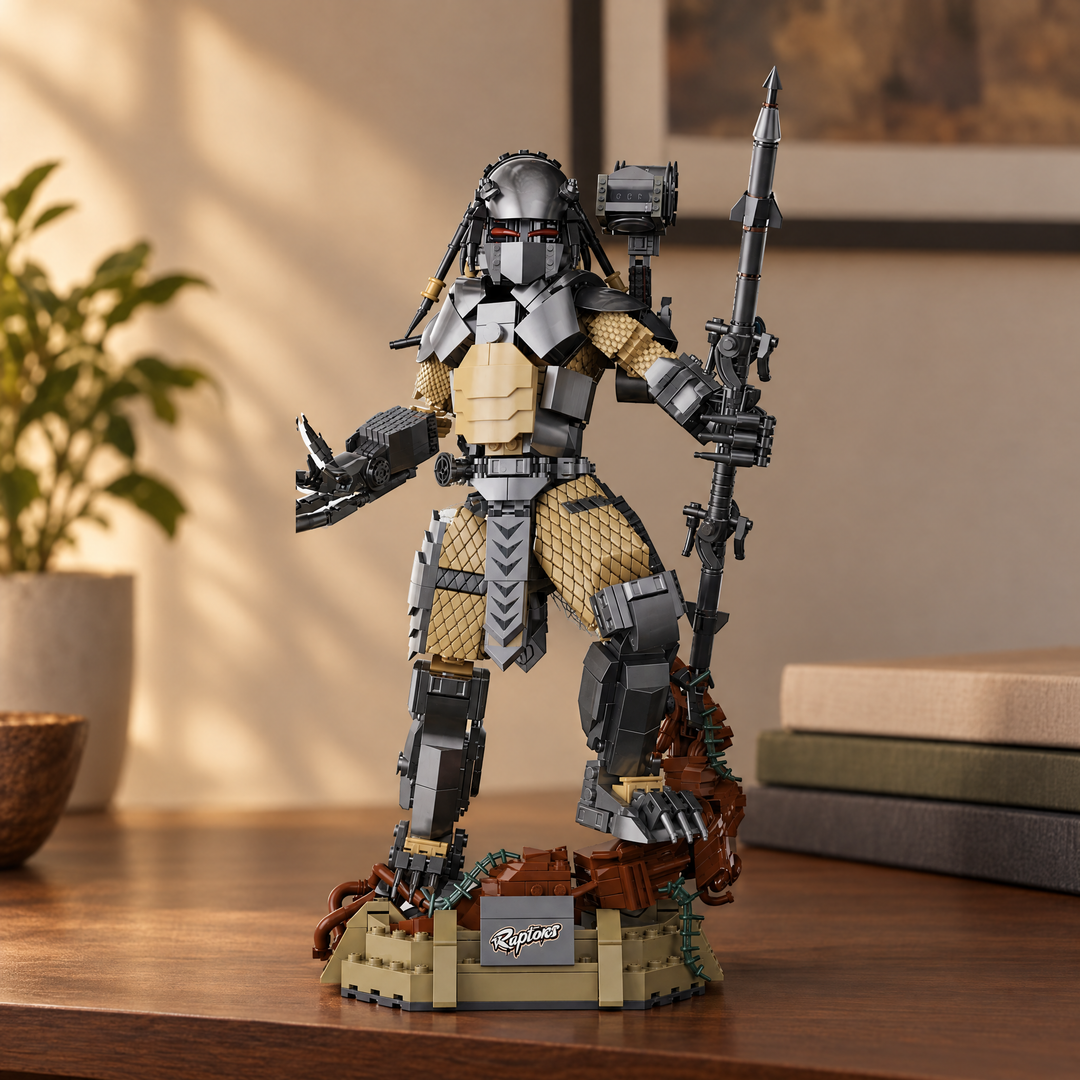 LEGO Predator Figure | 978-Piece Alien Hunter, 31.5 cm – CreatiBrick