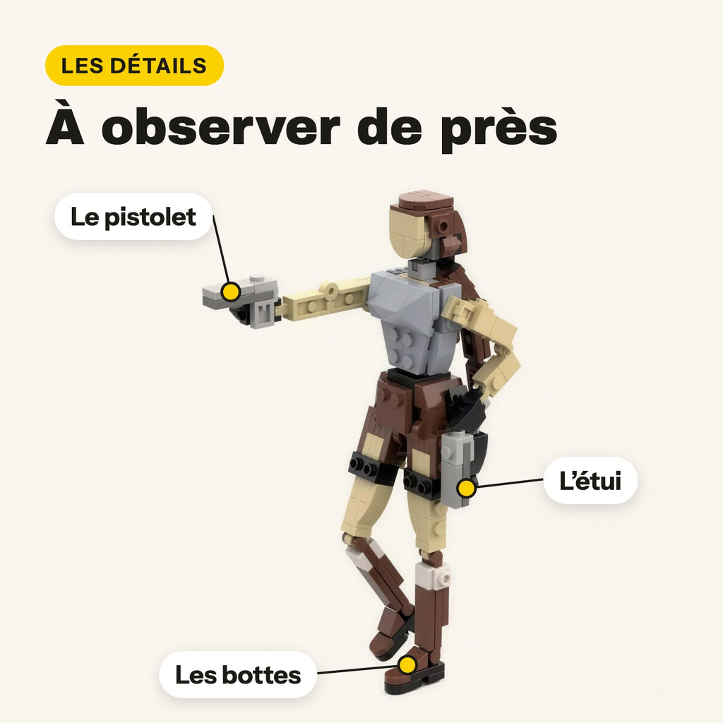 LEGO Tomb Raider, figura de Lara Croft para construir
