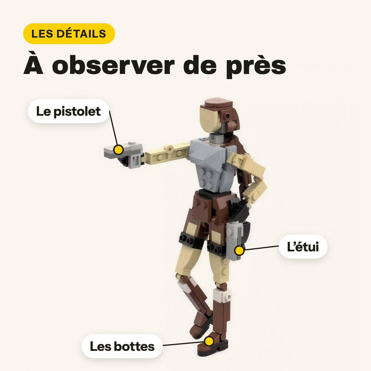 LEGO Tomb Raider, figura de Lara Croft para construir