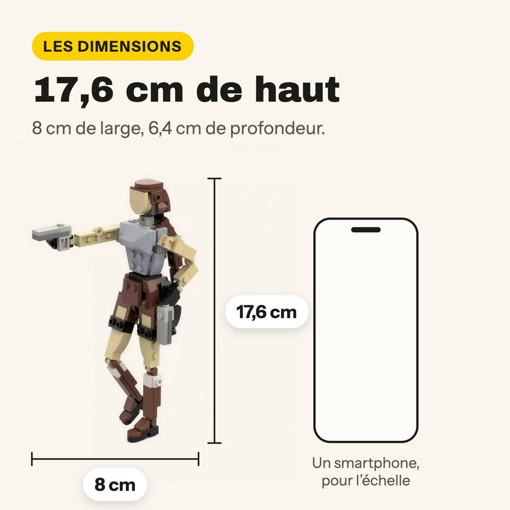 Tomb Riser LEGO Tomb Raider Lara Croft | 153-Piece Figure – CreatiBrick