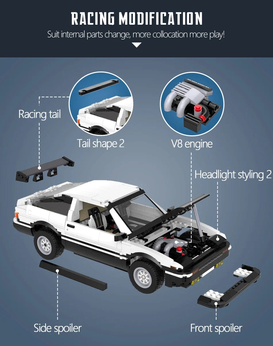 LEGO Toyota AE86 CREATIBRICK – CreatiBrick