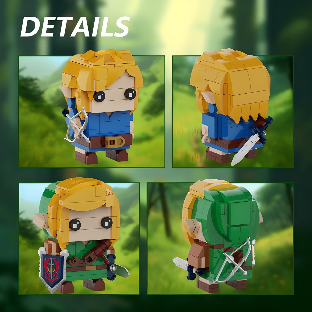 Pack LEGO Zelda Link - CreatiBrick